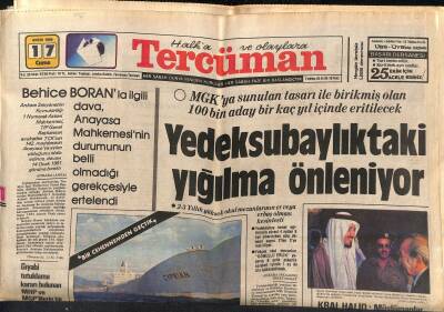 Tercüman Gazetesi 17 Ekim 1980 - Cezayirde Onbinlerce Kişi Kolera Tehlikesine Karşı Aşılanıyor GZ118028 - 1