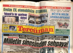 Tercüman Gazetesi 17 Eylül 1987 - Menderesin Yassıadadan Yazdığı Mektupları Ve Gizli Bant Kayıtlarını Açıklıyor GZ65872 - 2