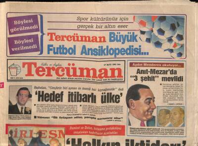 Tercüman Gazetesi 17 Eylül 1991 - Kamuran Akkor Dertli Mi Dertli - Azerbaycanda Çatışma 14 Azeri , 2 Ermeni Öldü GZ113518 - 1