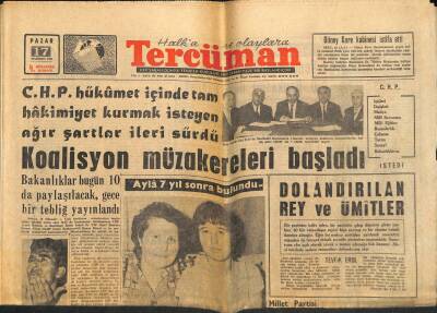 Tercüman Gazetesi 17 Haziran 1962 - Harpokulu Kampı Menteşte Yapacak - Koalisyon Müzakereleri Başladı GZ118832 - 1