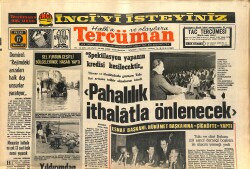 Tercüman Gazetesi 17 Haziran 1973 - Tutum Üstüne Birkaç Söz Murat 124 - Esnaf Başkanı Hükümet Başkanına Çiğköfte Yaptı GZ141168 - 1