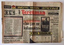 Tercüman Gazetesi 17 Haziran 1974 - Kıbrısta Rumlar Arasında Çatışma Yeniden Başladı GZ11301 - 1