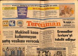 Tercüman Gazetesi 17 Haziran 1981 - Ermeniler İsviçreyi Tehdit Ediyor GZ69908 - 2