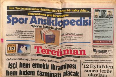 Tercüman Gazetesi 17 Kasım 1980 - Doğum Günü Hediyesi GZ55138 - 1