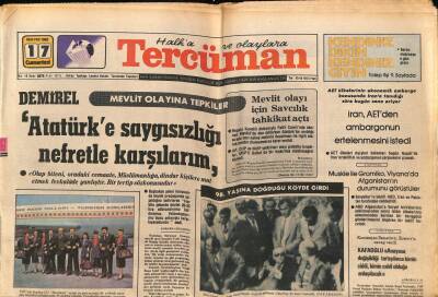 Tercüman Gazetesi 17 Mayıs 1980 - THY , Bugünden İtibaren Yolculu Uçuşlara Başlıyor GZ79381 - 1