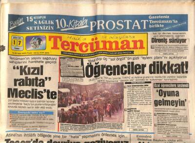 Tercüman Gazetesi 17 Nisan 1987 - Elekdağ , ABD Yönetimini Uyardı GZ65029 - 1