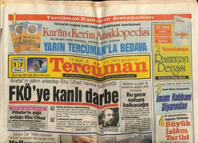 Tercüman Gazetesi 17 Nisan 1988 - FKÖye Kanlı Darbe GZ65482 - 1