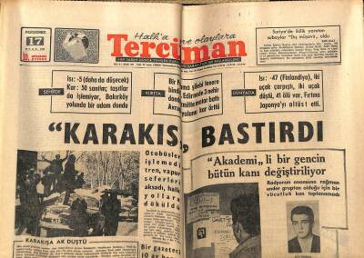 Tercüman Gazetesi 17 Ocak 1963 - Galatasaray Milan Maçının Provasını Bugün Yapıyor GZ54071 - 1