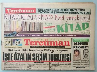 Tercüman Gazetesi 17 Şubat 1986 İşte Özalın Seçim Türkiyesi -GZ14676 - 1
