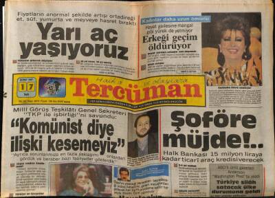 Tercüman Gazetesi 17 Şubat 1987 - Ajda Pekkan Yüksekten Seslenecek GZ54246 - 1