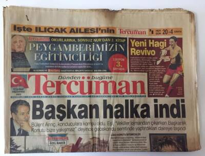 Tercüman Gazetesi 17 Şubat 2003 - Apoya Avrupalı Ziyaretçi GZ10735 - 1