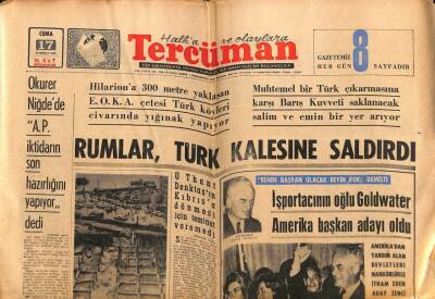 Tercüman Gazetesi 17 Temmuz 1964 - Türkiyenin İlk Başvekili Rauf Orbay Vefat Etti GZ67954 - 1