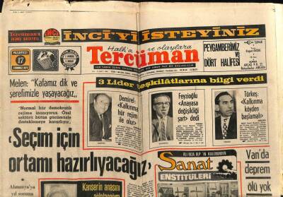 Tercüman Gazetesi 17 Temmuz 1972 - Bir Türk Almanyada Kullandığı Uçakla Düştü GZ67635 - 2