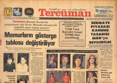 Tercüman Gazetesi 17 Temmuz 1981 - Taçlı Aşk Hikayesi * Prens Charles-Lady Di - Trabzon , Polonya Maçını Bekliyor GZ127954 - 1