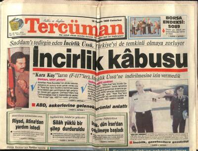 Tercüman Gazetesi 18 Ağustos 1990 - Petrol Dünyayı Yakıyor GZ65207 - 2