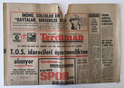 Tercüman Gazetesi 18 Aralık 1969 - 6.Filoya Üniversitelerden Boykot GZ10822 - 1