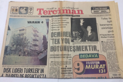 Tercüman Gazetesi 18 Ekim 1976 - Demirel Tek Yol Bütünleşmektir - GZ15289 - 1