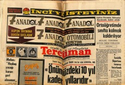 Tercüman Gazetesi 18 Eylül 1972 - İnönü Kardeşinin Cenazesinde Sık Sık Ağladı GZ70774 - 1