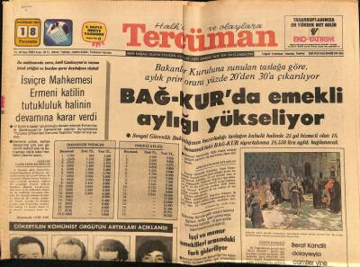 Tercüman Gazetesi 18 Haziran 1981 - Cihat Bilgehanın Cenaze Törenine Binlerce Balıkesirli Katıldı GZ69907 - 2
