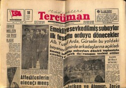 Tercüman Gazetesi 18 Kasım 1960 - Emekliye Sevk Edilmiş Subaylar İlk Fırsatta Orduya Dönecekler GZ67857 - 2