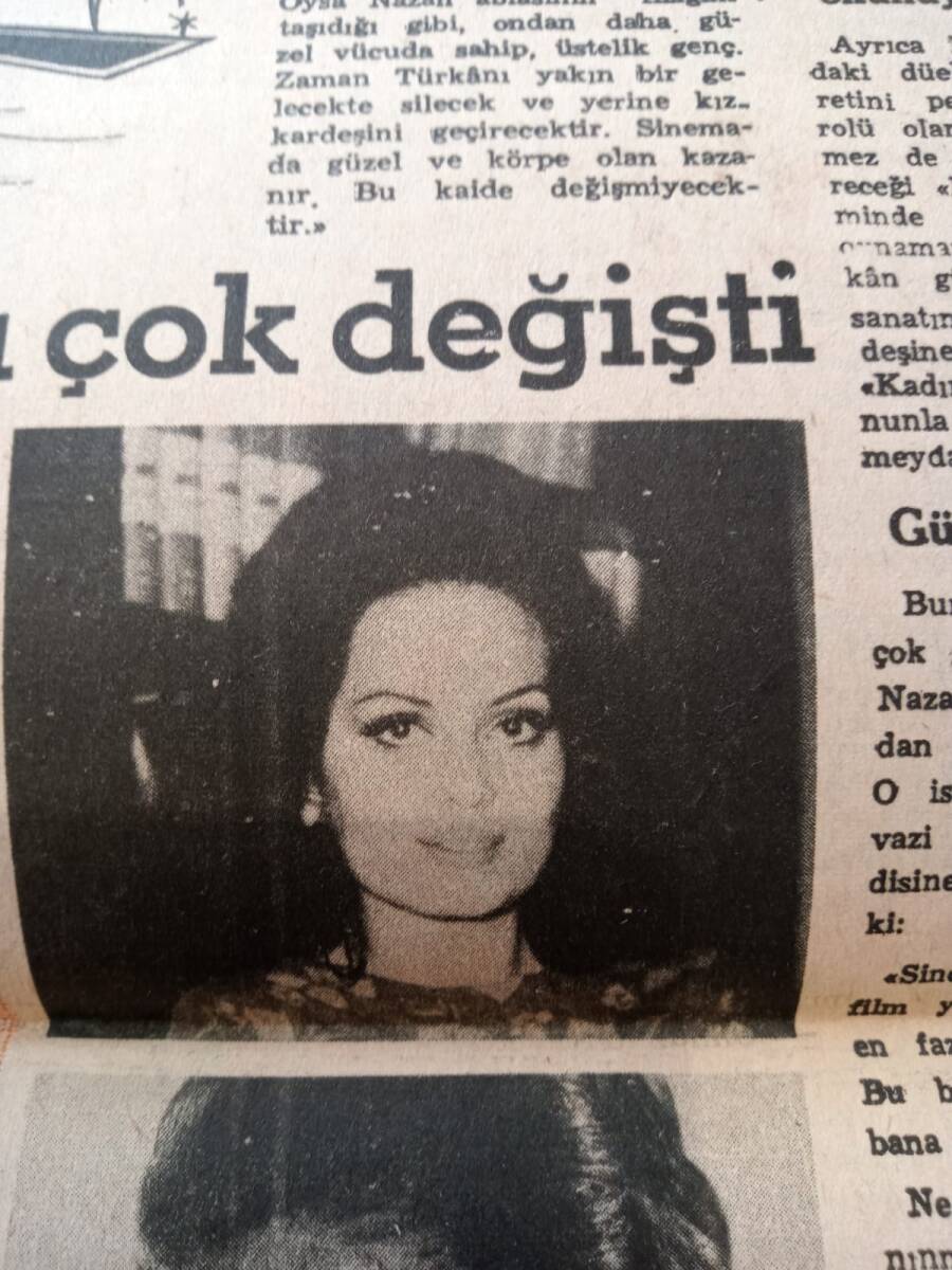 Tercüman Gazetesi 18 Kasım 1968 - Ana Şoray Nazan'ı Destekleyince Türkan Hafif Kaldı! - Türkiye'de Her Devletin Gözü Var! GZ145673 - 2