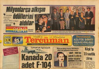 Tercüman Gazetesi 18 Kasım 1984 - İstanbulun Altı da Üstü de Şantiye Oluyor - Tıp Fakültesinden İki Şarkıcı Daha Çıktı !.. GZ126598 - 1