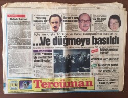 Tercüman Gazetesi 18 Kasım 1987 - Adnan Menderes Hava Limanı Dün Başbakan Özal Tarafından Hizmete Açıldı GZ10384 - 2