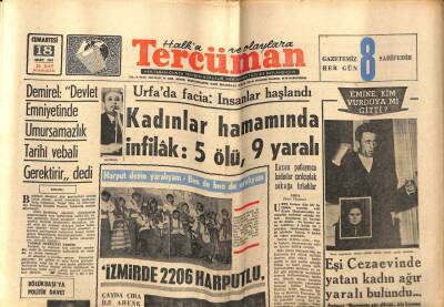 Tercüman Gazetesi 18 Mart 1967 - Lemiç Ve Radoviç Gegiçi Suçladılar GZ54207 - 1