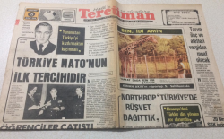 Tercüman Gazetesi 18 Mart 1976 - Türkiye Natonun İlk Tercihidir - GZ15335 - 1