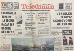 Tercüman Gazetesi 18 Mart 1977 - KaramanlisTürkiye İle Seçime Kadar Bir Çözüme Gidemeyiz - GZ12777 - 1