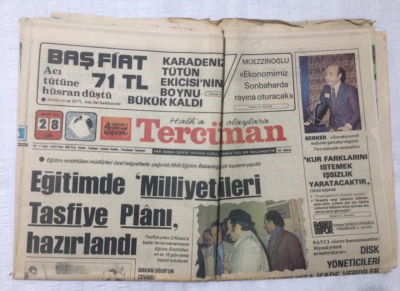 Tercüman Gazetesi 18 Mart 1978 - Eğitimde Milliyetçileri Tasfiye Planı Hazırlandı - GZ17221 - 1