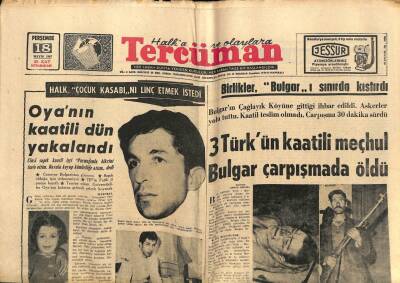 Tercüman Gazetesi 18 Mayıs 1967 - Birlikler Buları Sınırda Kıstırdı GZ54451 - 1