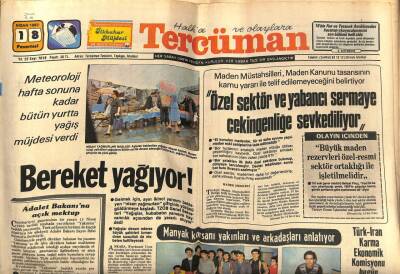 Tercüman Gazetesi 18 Nisan 1983 - Saddam Hüseyin Humeyniyi Bağdata Davet Etti GZ67606 - 2