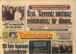 Tercüman Gazetesi 18 Nisan 1985 - ŞAMPİYON GALATASARAY GZ159187 - 1