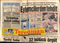 Tercüman Gazetesi 18 Nisan 1987 - Türkiyede Faaliyet Gösteren Sadece PKK Değil 18 Örgüt Daha Var GZ65030 - 1