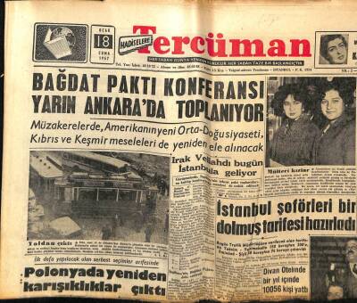 Tercüman Gazetesi 18 Ocak 1957 - Rockın Roll Kralı Elvis Presley Türkiyeye Davet Ediliyor GZ54022 - 1