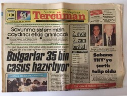 Tercüman Gazetesi 18 Şubat 1985 - Sabancı THYye Şartlı Talip Oldu GZ10764 - 2