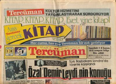 Tercüman Gazetesi 18 Şubat 1986 - Körfezde Çok Kan Dökülüyor 25 Bin İran Askeri Öldürüldü - GZ90728 - 1