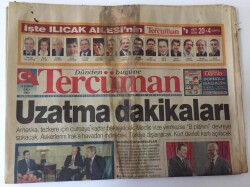 Tercüman Gazetesi 18 Şubat 2003 - Tezkere Kördüğüm Amerikanın 18 Şubat Dayatması Başkentte Tezkere Krizine Yol Açtı GZ10734 - 1