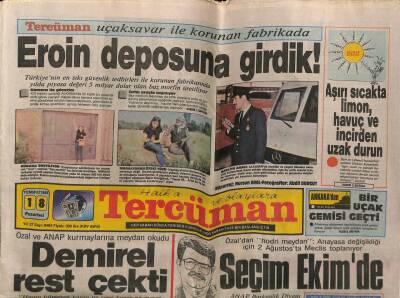 Tercüman Gazetesi 18 Temmuz 1988 - Doğum Günü Hediyesi GZ54779 - 1