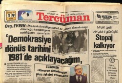 Tercüman Gazetesi 19 Aralık 1980 - Gazinocular , Derya Baykal - Mehmet Ali Erbilin Peşindeler GZ65455 - 2