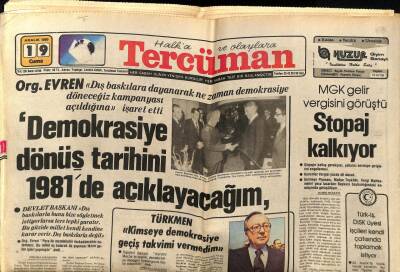 Tercüman Gazetesi 19 Aralık 1980 - Gazinocular , Derya Baykal - Mehmet Ali Erbilin Peşindeler GZ65455 - 2