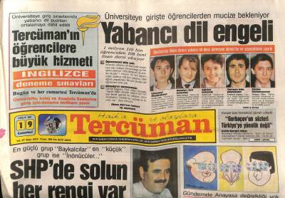 Tercüman Gazetesi 19 Aralık 1987 - Emel Sayın da 5 Milyara Talip GZ83212 - 1