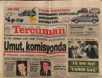 Tercüman Gazetesi 19 Ekim 1990 - Çölaşan 136 Milyon Ödeyecek GZ74623 - 1