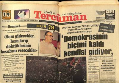 Tercüman Gazetesi 19 Eylül 1979 - Ayla Dikmen Önce Havalandı , Sonra Suların Dibine İndi!... GZ65414 - 2