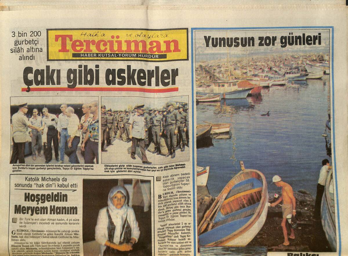 Tercüman Gazetesi 19 Eylül 1986 - Polis Radyosunun Yayını Uzuyor - Galatasaray Bu Rezil Hakemi Almanya'dan Tanıyor GZ150293 - 1