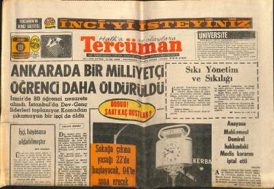 Tercüman Gazetesi 19 Haziran 1970 - Anayasa Mahkemesi Demirel Hakkındaki Meclis Kararını İptal Etti - Beckenbauer Mucizesi Yetmedi GZ123477 - 1