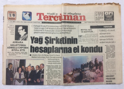 Tercüman Gazetesi 19 Kasım 1979 - Yağ Şirketinin Hesaplarına El Konuldu,Humeyninin Oğlu Eylemcilerle 2,5 Saat Görüştü - GZ17387 - 2