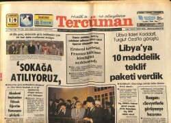 Tercüman Gazetesi 19 Kasım 1981 - Gönül Akkora Göre Kalıcı Olmayan Assolistler İstanbuldaki Nüfus Artışı İle İlgili GZ122110 - 1