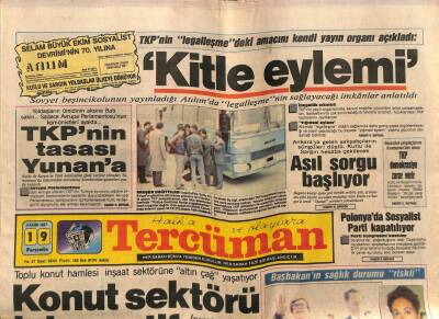 Tercüman Gazetesi 19 Kasım 1987 - Doğum Günü Hediyesi GZ54276 - 1
